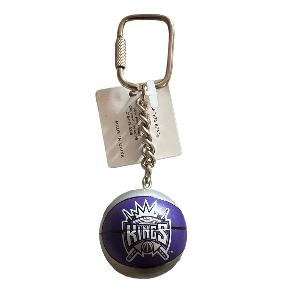 Vintage 80s NBA Basketball Sacramento Kings Lil' Sports Brat Keychain